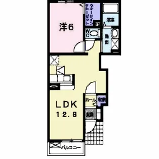 ピースフルハウスYM【1階】の間取り
