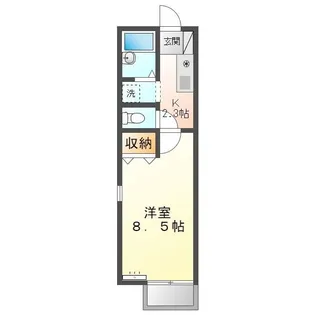 ボヌール水海道【2階】の間取り