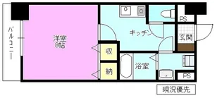アーバンタワー長野【6階】の間取り