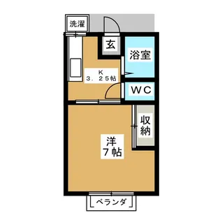 麻生ハイツ【1階】の間取り
