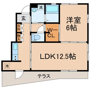 神奈川県横浜市南区永田北3【アパート】の間取り