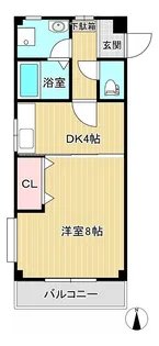 福岡県久留米市東合川4【アパート】の間取り