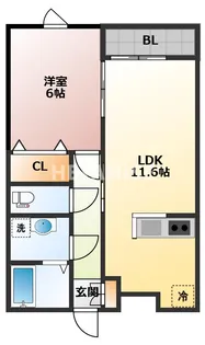 GRACE HIRAYAMA B棟【2階】の間取り