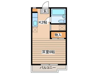 フォ-ブル鎌倉【2階】の間取り