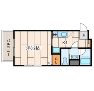 グレース川崎【7階】の間取り