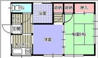 千葉県館山市長須賀【一戸建】の間取り