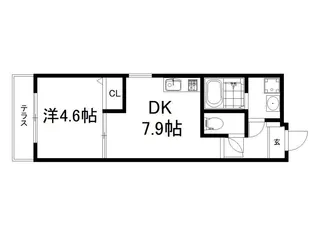 サクシード両替町の間取り