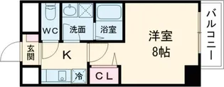 ボヌール矢賀【3階】の間取り
