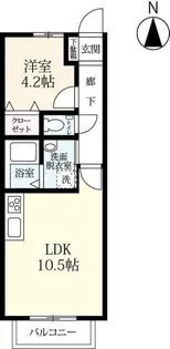 ロワイヤルI【2階】の間取り
