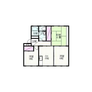 リベール・オオバラ【3階】の間取り