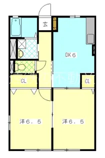 メゾン神田川A【1階】の間取り