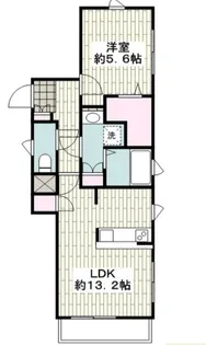 ラ・プラージュ【1階】の間取り