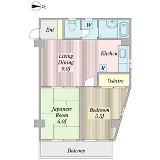 クライスハイム【2階】の間取り