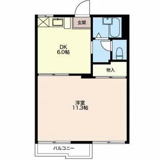 岐阜県羽島郡岐南町伏屋8【アパート】の間取り