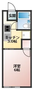サンプレイスマキノ【1階】の間取り