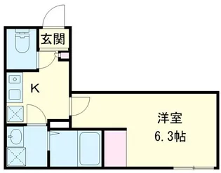 コパン舎人公園【1階】の間取り