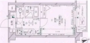 パレステュディオ早稲田【1階】の間取り