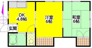 コーポ桂【2階】の間取り