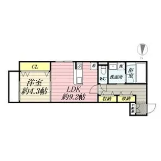 LA・LA【1階】の間取り