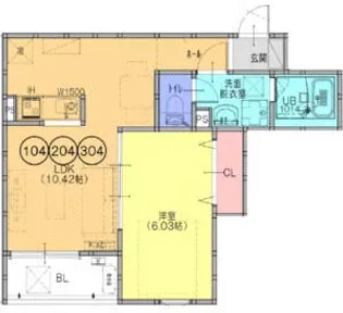 F+style柏原上市【3階】の間取り