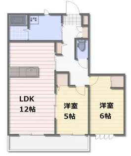 ミルキーウェイ5【3階】の間取り