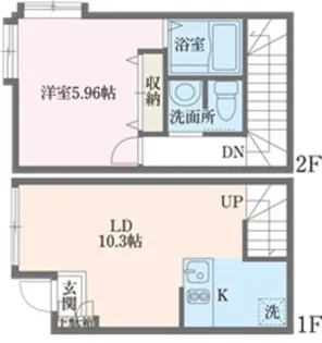 千葉県市川市下新宿【アパート】の間取り