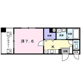 フォルシュライツ【7階】の間取り