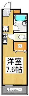 東京都小平市小川町2【マンション】の間取り