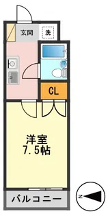 東京都江戸川区東瑞江1【マンション】の間取り