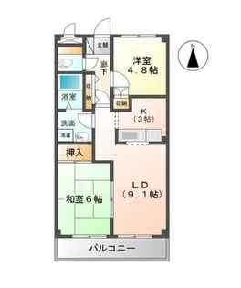 千葉県市原市ちはら台東9【アパート】の間取り