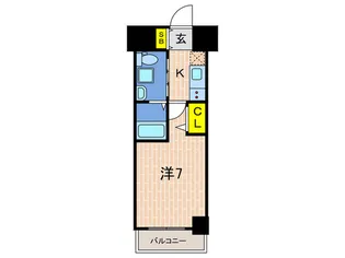 グルーブAriaトアロード【8階】の間取り