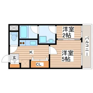 バリューIII【2階】の間取り