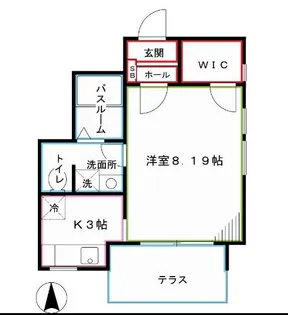 東京都杉並区上井草1【アパート】の間取り