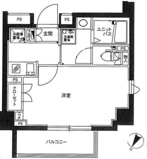 スカイコート文京新大塚【6階】の間取り