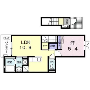 東京都江戸川区本一色3【アパート】の間取り