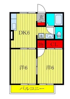 エスポワール 壱番館【2階】の間取り