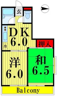 第十アサヒハイツ【1階】の間取り