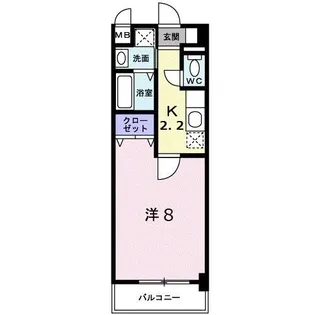広島県広島市安佐南区安東2【マンション】の間取り