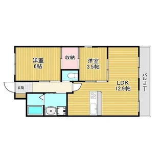兵庫県神戸市垂水区舞子坂3【マンション】の間取り