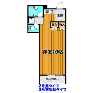 MフラッツII【4階】の間取り