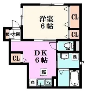 Belsole Tanaka【1階】の間取り