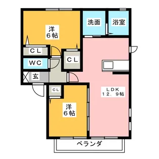 Rio Grande【1階】の間取り