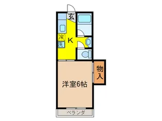 富士見荘新館の間取り