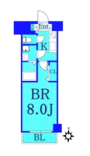 モアイ川崎西口【10階】の間取り