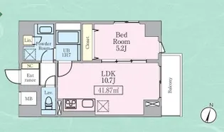 THEROOM【5階】の間取り