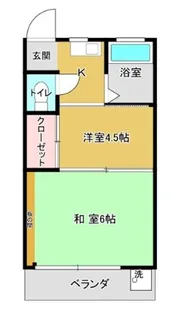 ウイングコ-トI【1階】の間取り