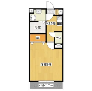 Crearl(クレアール)【3階】の間取り