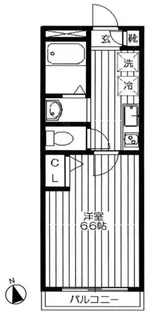 マルティニークヤマテ【2階】の間取り