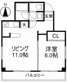 東京都品川区東五反田5【マンション】の間取り