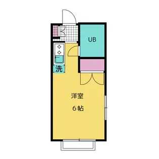 東京都大田区中央4【アパート】の間取り